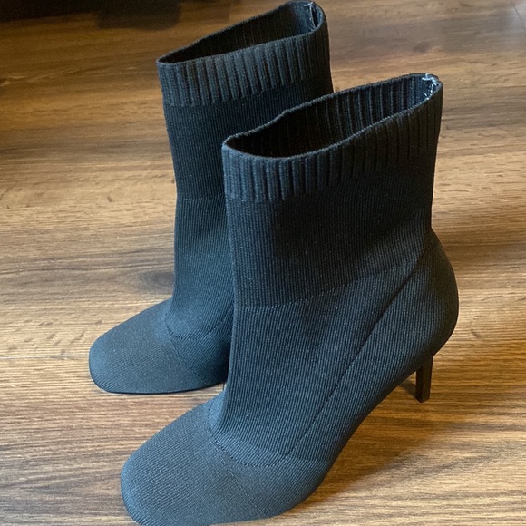 INC International Concepts Slip On High Heeled Boots - Picture 2 of 4